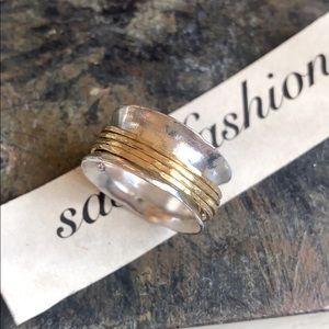 Silpada Two-Toned Spinner Ring